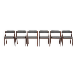 Lot 6 chaises salle - gris