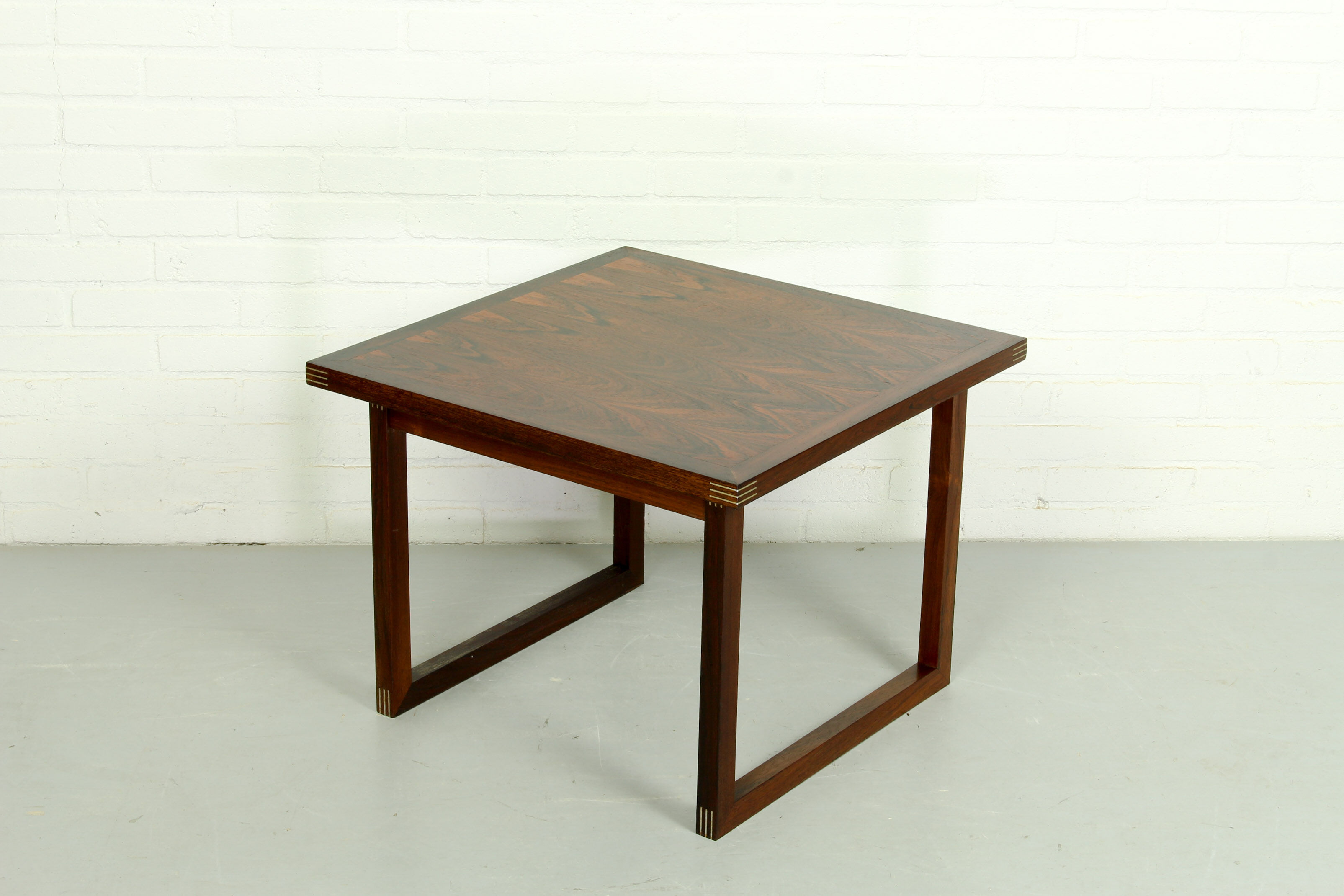 Rosewood danish modern coffee table Rud Thygesen for Heltborg Møbler , 1960s