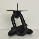 Brutalist "chain" candle holder