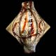 Vintage Murano crystal lampara by Mazzega, 1960s
