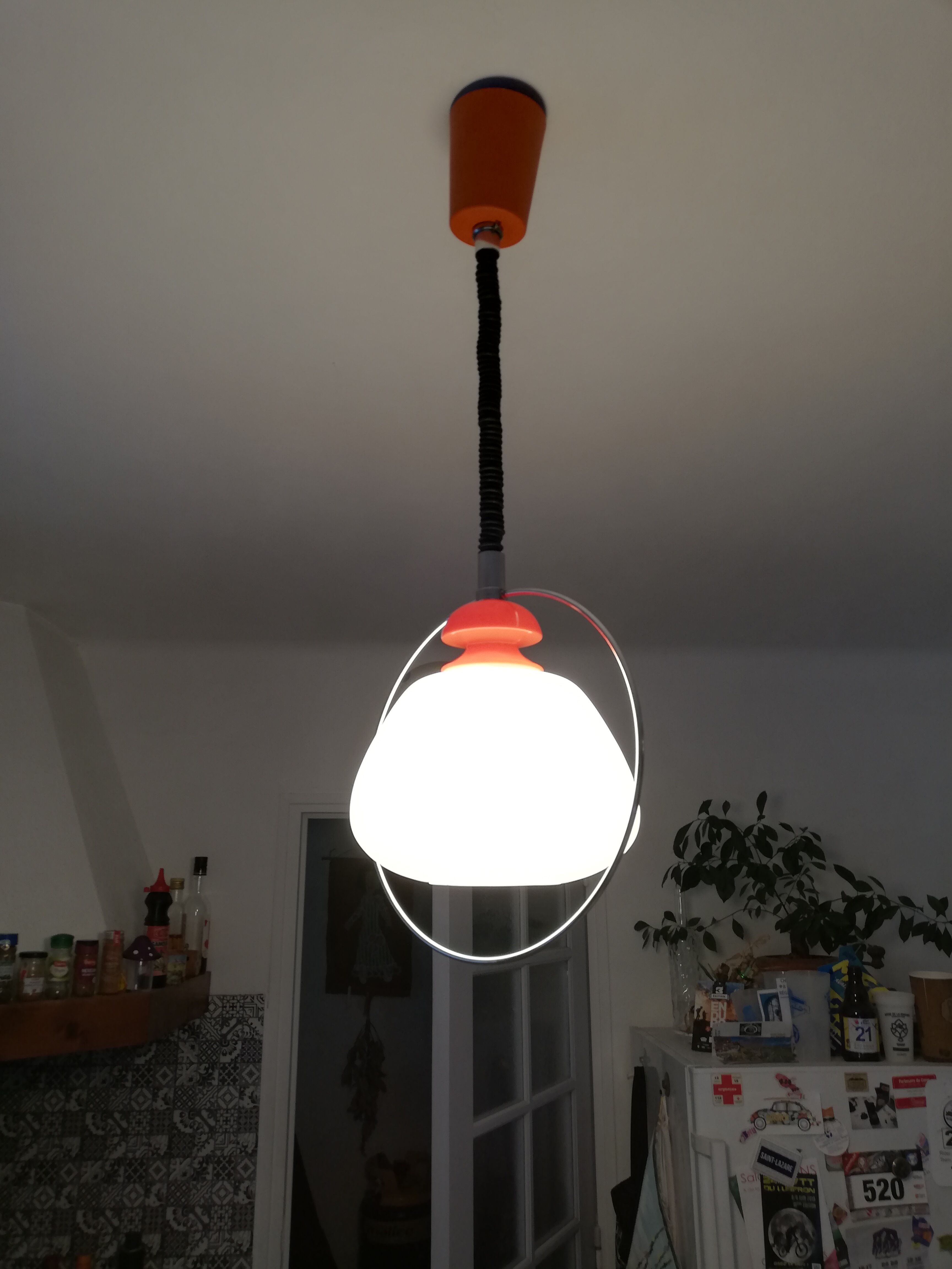 Adjustable hanging lamp 1970