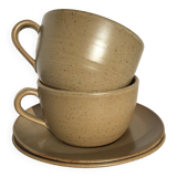 Pair of blond Grès Village lunches