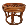 Pouf in rattan