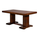French Art Deco oak table, Dudouyt, 1940