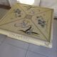 Vintage square coffee table 70s decoration imitation marble