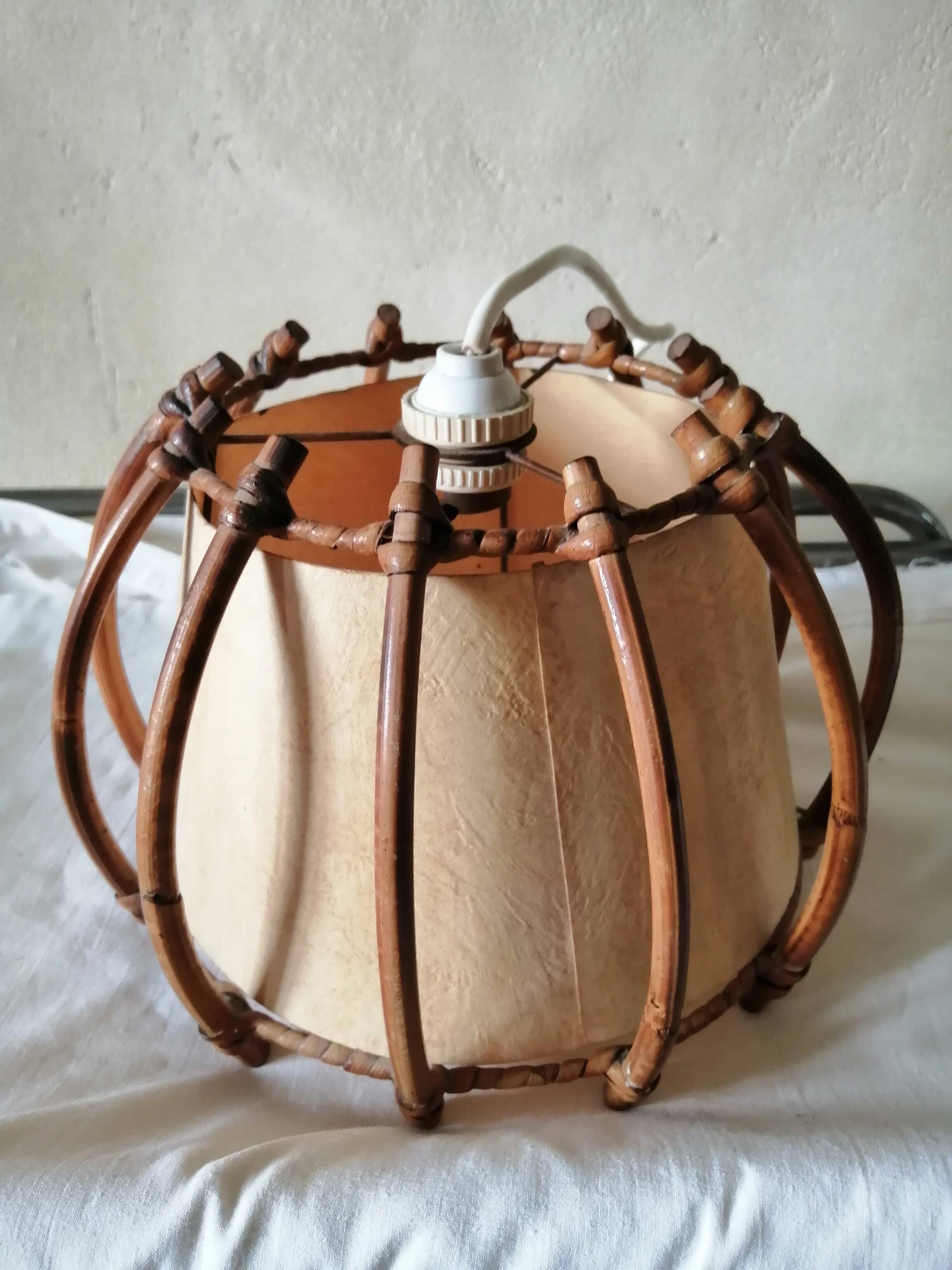 Vintage rattan hanging
