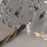 French Art Deco Cut Crystal 'Mushroom' Table Lamp, 1920s