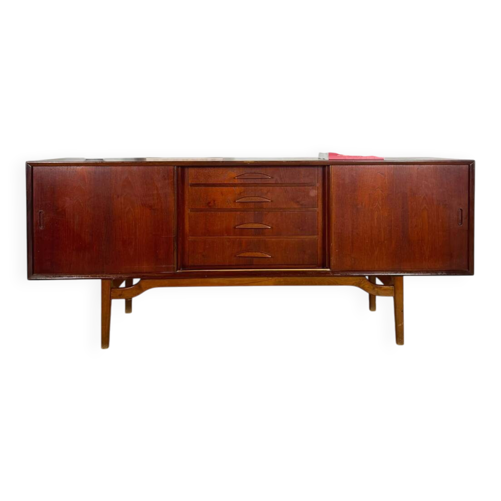 Teak sideboard with drawers – vintage Scandinavian design