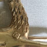 Vintage brass deer