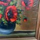 Van dijk. nature morte aux coquelicots.