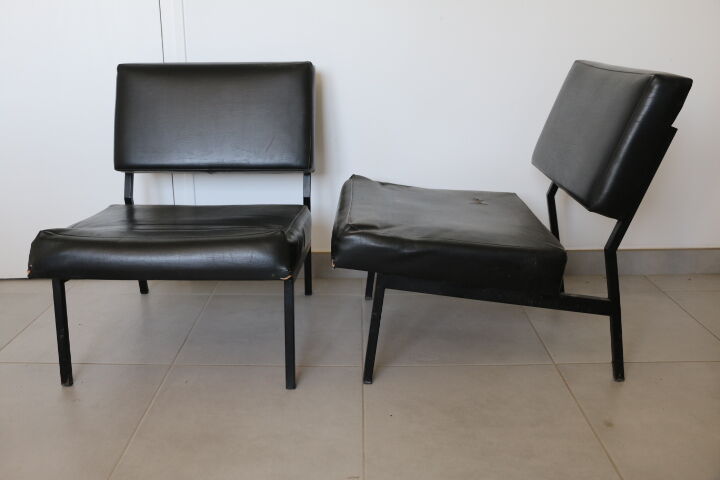 2 metal heaters skaï 1960