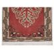 Hand-knotted Small Rug. Vintage Doormat. Turkish Seat Cover. Entryway Rug. Kitchen Mat. Bath Mat