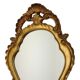 Mid Century Crested Mirror Classic Gold Mirror France
