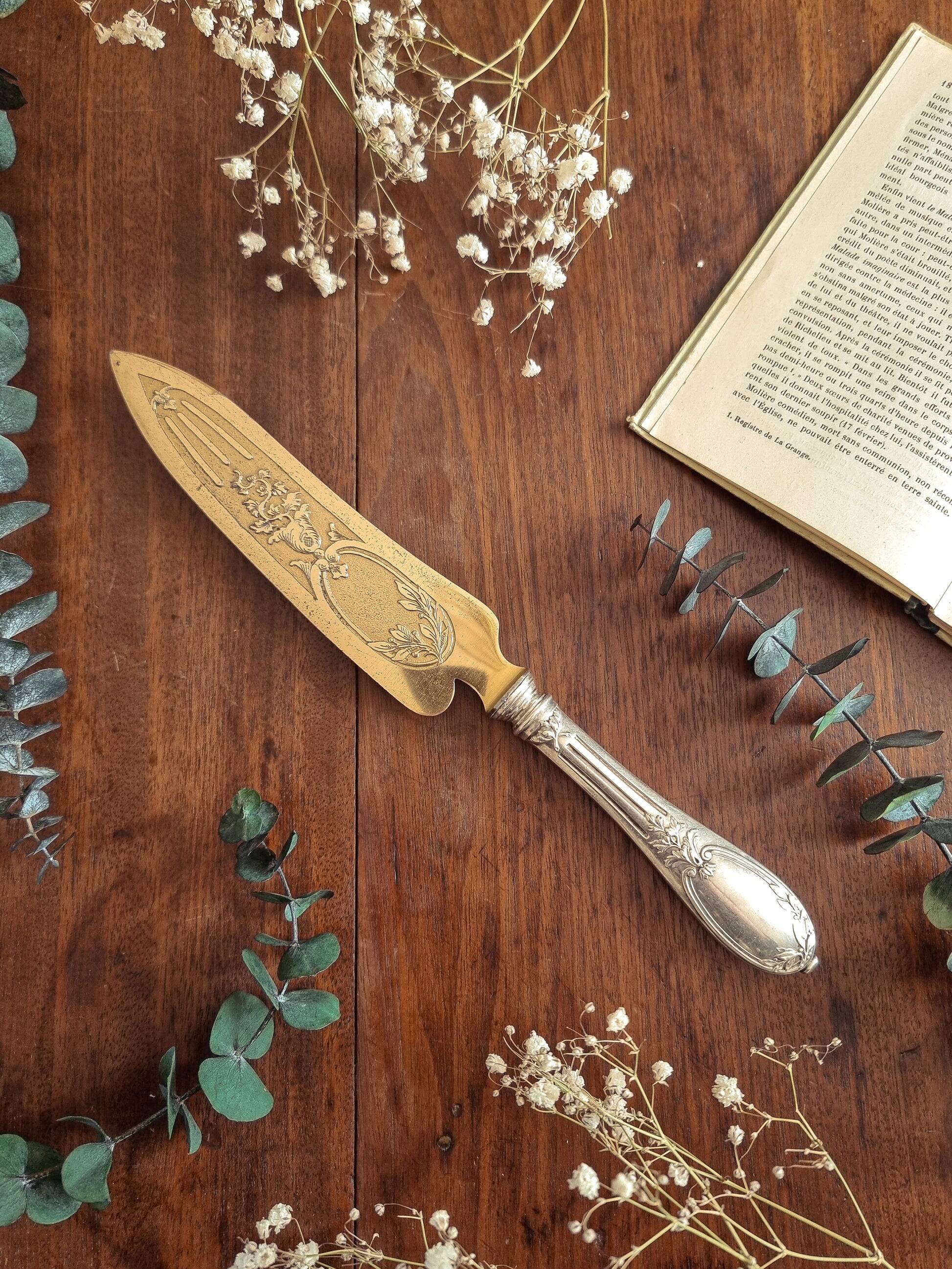 Silver-plated serving knife/shovel