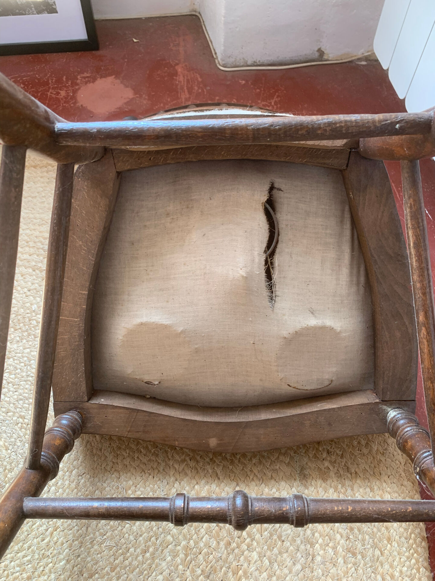 Paires de chaises tissu fleuri aux dames de France