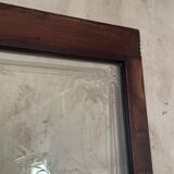 Etched glass door, 1890s