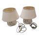 Fougerey CH bedside lamps, 1980