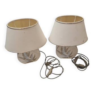 Fougerey CH bedside lamps, 1980