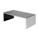 Nanda Vigo design in years '70 low mirror table "four corners" by Driade Italy