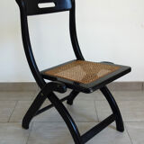 Vintage cannée folding chair