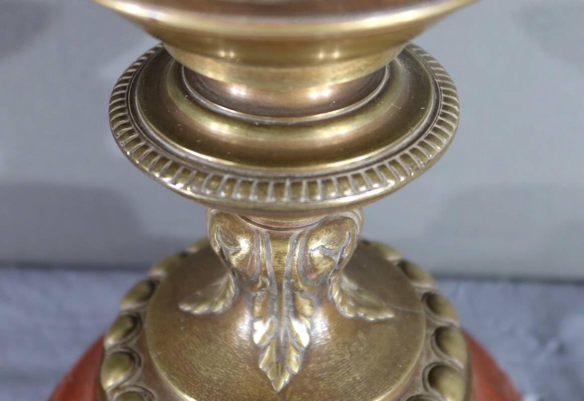 Pair of bronze ewers, art nouveau – 1910