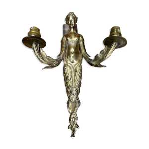 Applique bronze doré