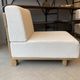 Pair of "Guillerme et Chambron" 1960' fireside chairs with remodeled seats and backrests