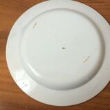 Assiette en faïence de Gien vue de Pays de Galles
