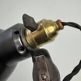 Ancienne applique industrielle  « gras ravel » n° 204 semi-fixe