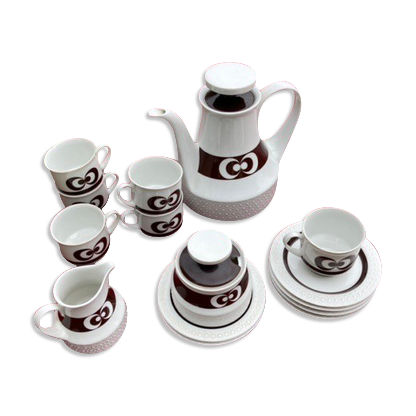 Porcelain coffee service seventies