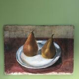 Still life with pears