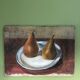 Still life with pears
