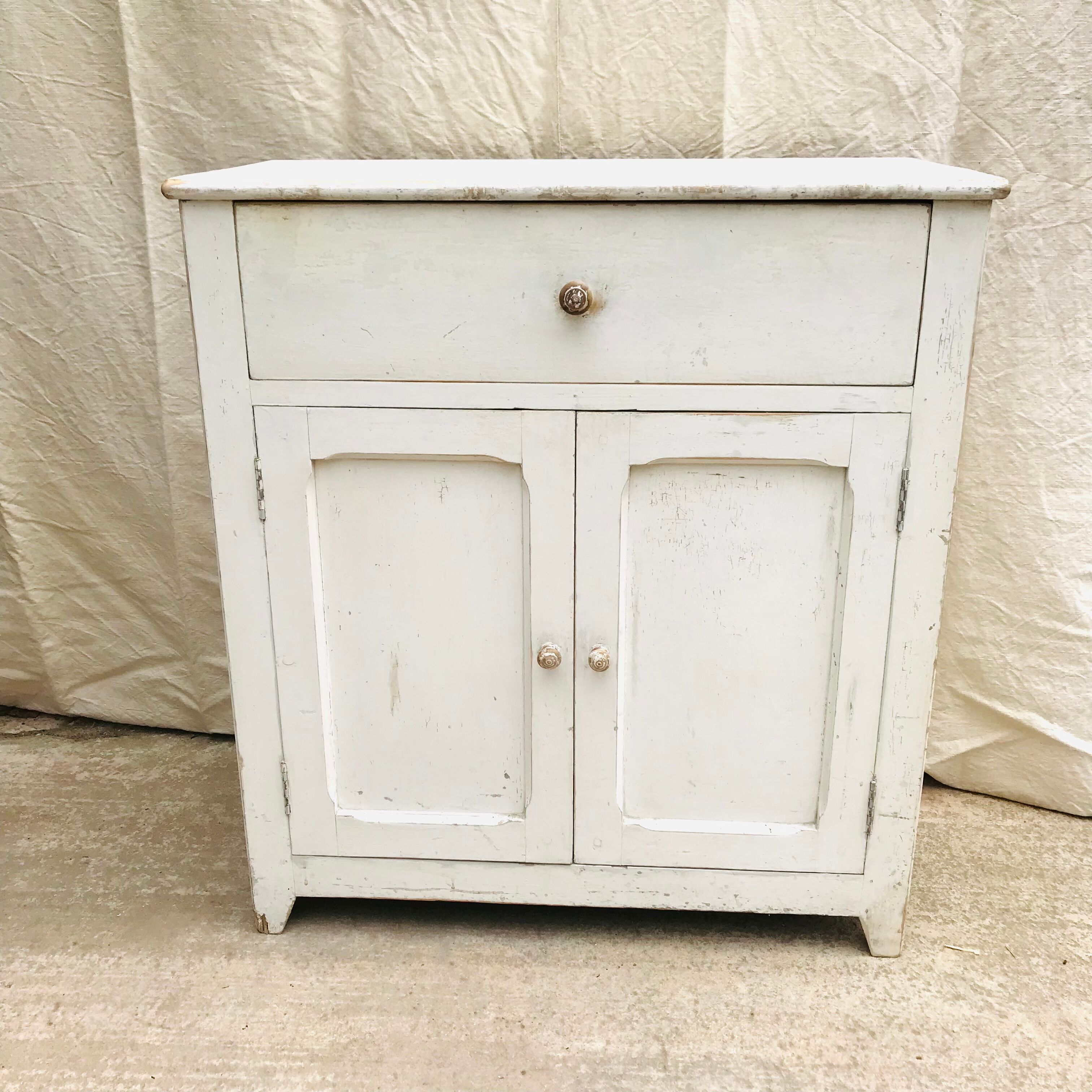 Vintage white Parisian buffet