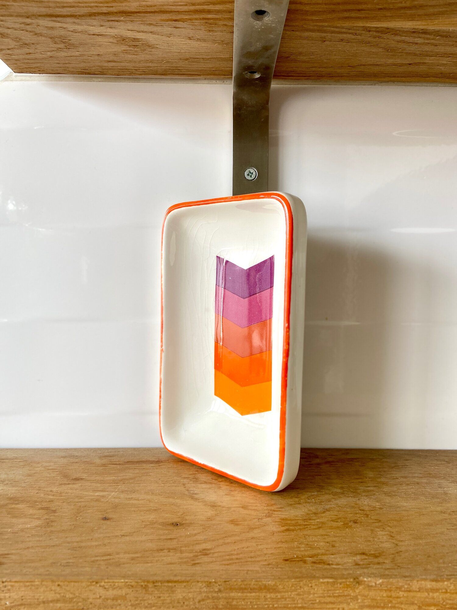 Ramequin Gien in porcelain - service "Arrows"