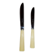 Cutlery set 24 knives in their case.