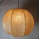 Large cocoon pendant lamp with beautiful grain from Italy 50 cm