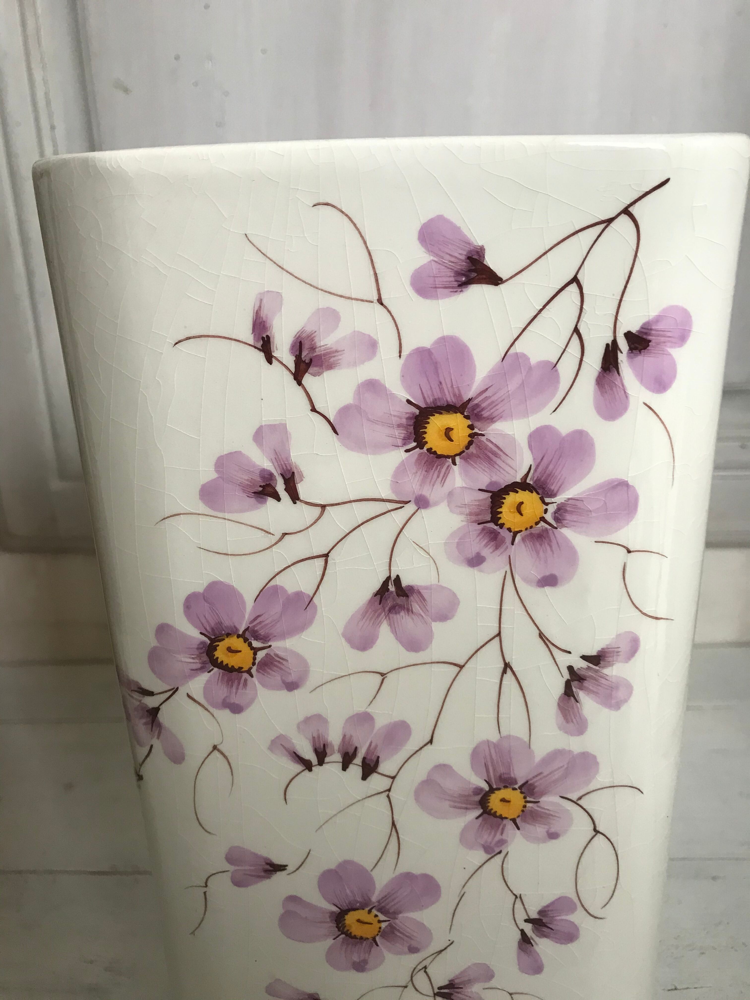 Italian square vase