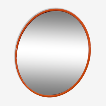 Round mirror orange by Flyline, 1980