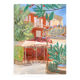 Illustration "Upper town of Porto-Vecchio" A4