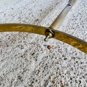 Vintage marble and brass coffee table circa 60's