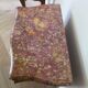 Pair of 2 Louis XV bedside tables - marquetry - 2 drawers - pink marble