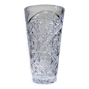 Vase en cristal de Bohême