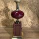 Old 70's lamp, "barber" design, lacquer and gilding, vintage