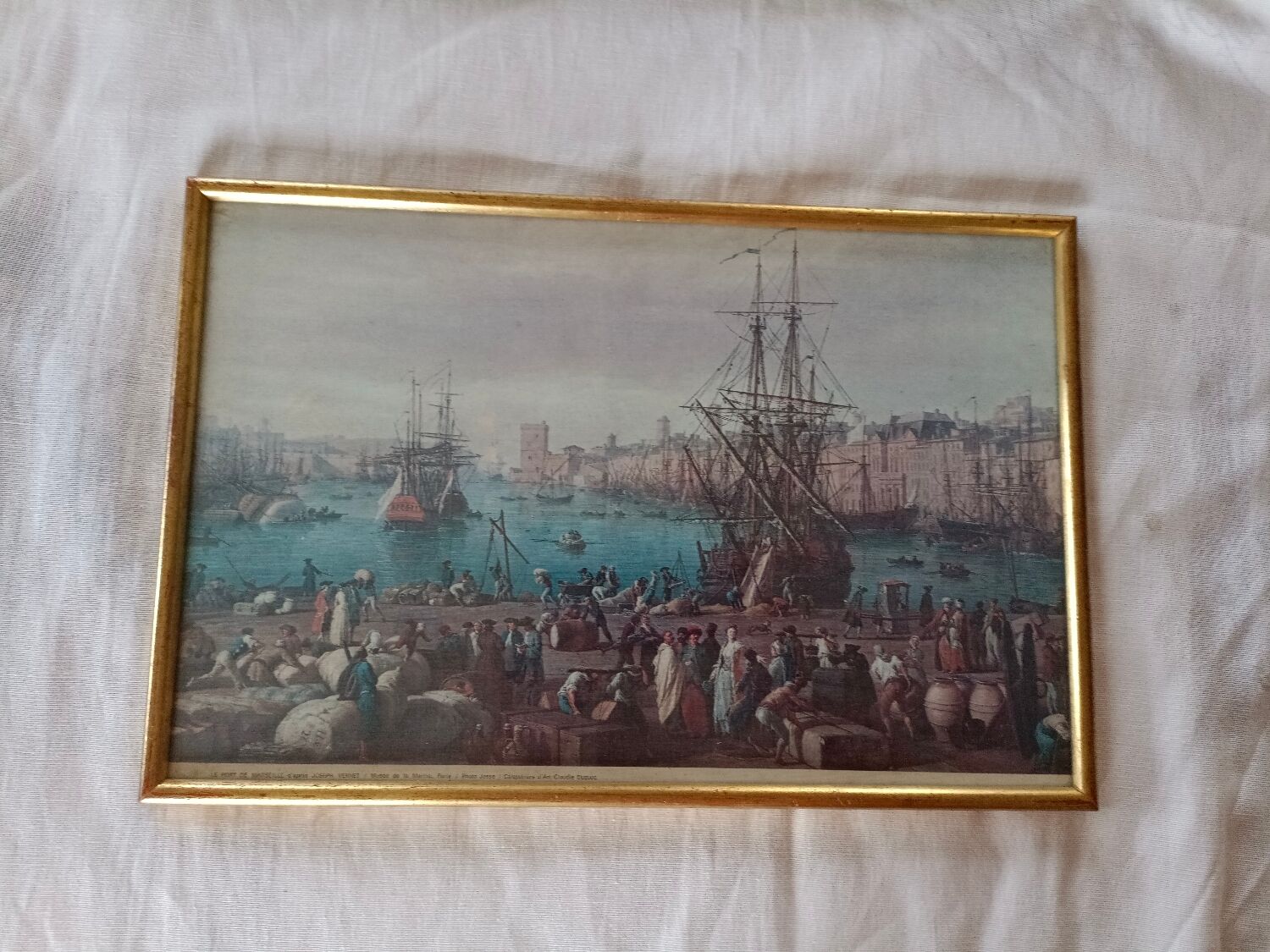 Port of Marseille painting