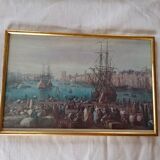 Port of Marseille painting