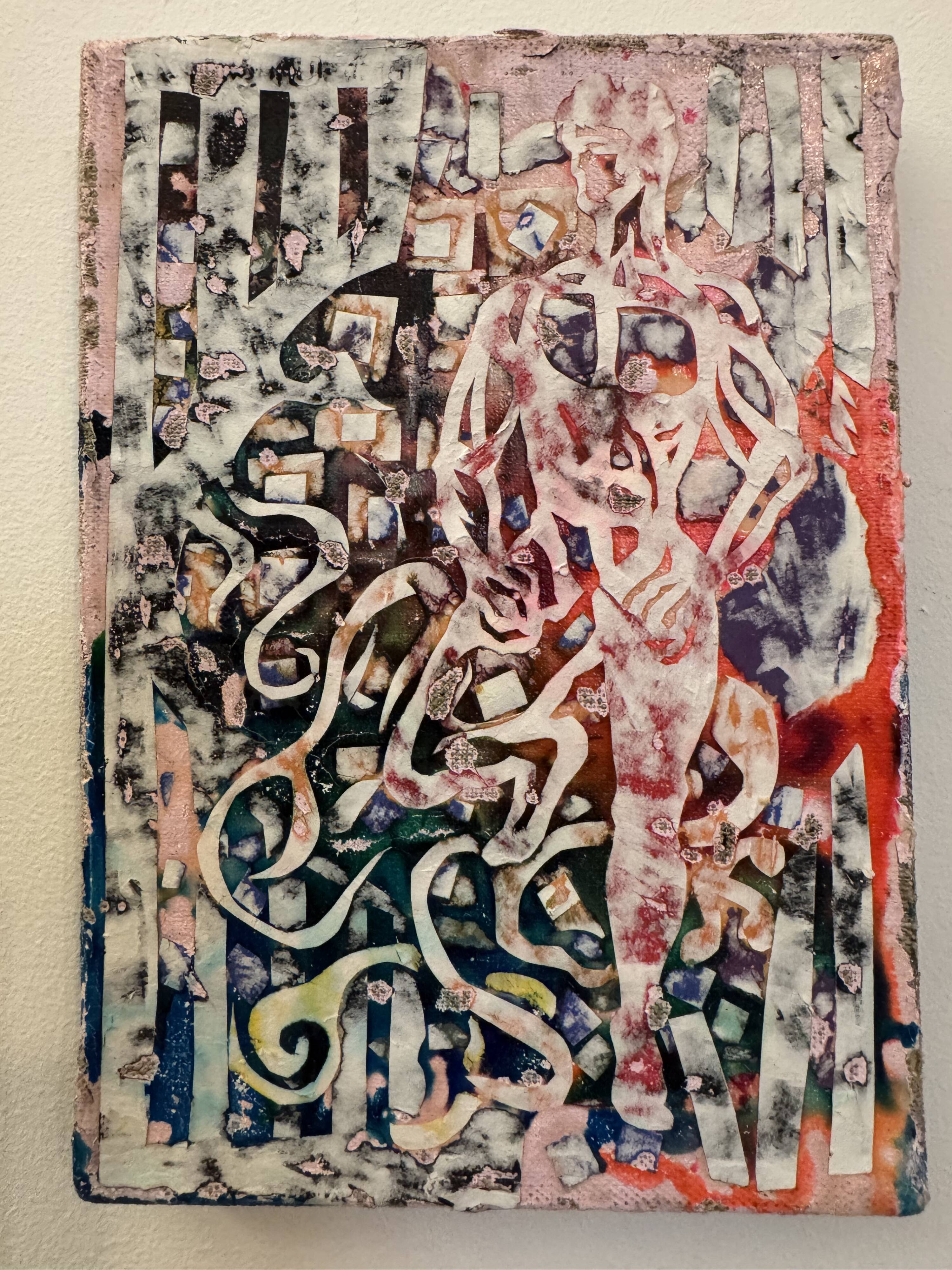 Mixed media on canvas Dominique Digeon – “The White King”, 2006