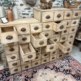 Magnificent wooden workshop cabinet.