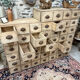 Magnificent wooden workshop cabinet.