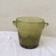 The 1970s vintage blown glass ice bucket