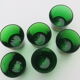 6 water glasses of green colors in very good